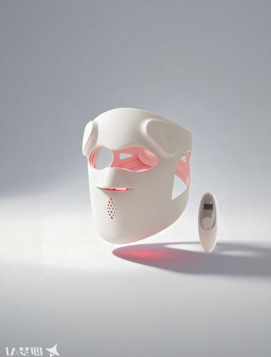 3D LED multi-light therapy mask with red light output